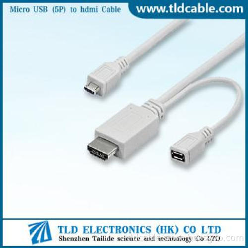 MHL to HDMI Cable Mobile High-definition Link to TV